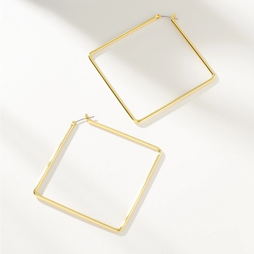 Uncommon James Gold Square Earrings